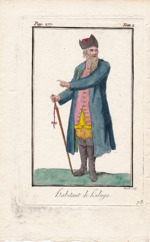 Gravure xixe oblast kalouga - gravure, de